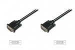 Obrzok produktu ASSMANN DVI-D DualLink Connection Cable DVI-D (24+1) M  / DVI-D (24+1) M 0, 5m blac