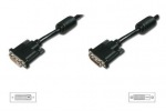 Obrzok produktu ASSMANN DVI-D DualLink Extension cable DVI-D (24+1) M  / DVI-D (24+1) F 2m black