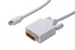 Obrzok produktu ASSMANN Displayport 1.1a Adapter Cable miniDP M (plug) / DVI-D (24+1) M (plug) 1m
