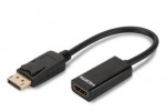 Obrzok produktu ASSMANN Displayport 1.1a Adapter Cable DP M (plug) / HDMI A F (jack) 0, 15m black