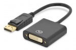 Obrzok produktu ASSMANN Displayport 1.1a Adapter Cable DP M (plug) / DVI-I (24+5) F (jack) 0, 15m