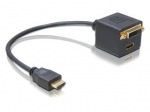 Obrzok produktu Delock adaptr  HDMI(M)->HDMI(F)+DVI(F)