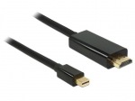 Obrzok produktu Delock kbel mini Displayport 1.1 (M) > HDMI-A (M) 3m,  iern