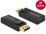 Obrzok produktu Delock adaptr Displayport 1.2 samec > HDMI samice 4K Active ierny