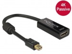 Obrzok produktu Delock Adapter mini Displayport 1.2 male > HDMI female 4K Passive black