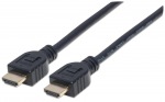 Obrzok produktu Manhattan kbel pre monitory HDMI / HDMI V2.0 M / M Ethernet 2m ierny
