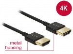 Obrzok produktu Delock Cable High Speed HDMI with Ethernet A male > A male 3D 4K 0.25m Slim