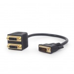 Obrzok produktu Gembird adaptr / splitter DVI-D(M) -> 2x DVI-D (F),  0.3m,  ierny