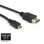 Obrzok produktu Qoltec HDMI cable A male | Micro HDMI D male | 1.5m