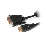 Obrzok produktu Digitalbox BASIC.LNK kbel DVI-HDMI 5m 2*feritov,  trojito tienen