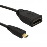 Obrzok produktu Qoltec Cabel Micro HDMI DM  /  HDMI AF v1.4 | 0, 2m