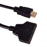 Obrzok produktu Esperanza EB210 kbel HDMI - 2HDMI SPLITTER 0, 3m,  ierny
