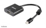 Obrzok produktu AKASA AK-CBDP09-20BK Mini DisplayPort to HDMI Active Converter,  20cm