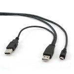 Obrzok produktu Kbel dual USB A to Mini-USB,  1.8 m