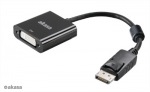 AKASA AK-CBDP15-20BK DisplayPort to DVI Active Converter, 20cm | Obrázok produktu AKASA AK-CBDP15-20BK DisplayPort to DVI Active Converter, 20cm
