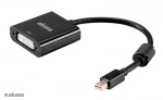 Obrzok produktu AKASA AK-CBDP16-20BK Mini DisplayPort to DVI Active Converter,  20cm