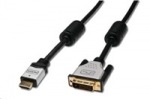 Obrzok produktu Digitus redukcia, DVI-D(M) na HDMI(M), 3m