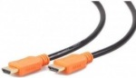 Obrázok produktu Gembird HDMI - HDMI V1.4 male-male kábel CCS (pozlátené konektory) 1m, orange