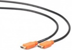 Obrázok produktu Gembird HDMI - HDMI V1.4 male-male kábel CCS (pozlátené konektory) 1.8m, orange