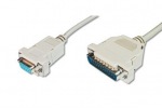 Obrázok produktu ASSMANN LPT Connection Cable DSUB25 M (plug) / DSUB9 F (jack) 3m grey