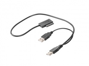 Obrzok Gembird adaptr extern USB -> SATA pre slim SATA SSD  - A-USATA-01