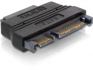 Obrzok Delock adaptr SATA (M) 22pin -> Slim SATA (F) 13pin - 