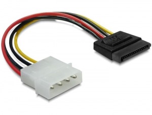 Obrzok Delock Cable Power SATA HDD > 4pin male straight 6cm - 
