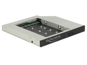 Obrzok Delock Slim SATA 5.25 Installation Frame for 1 x M.2 SSD Key B   - 