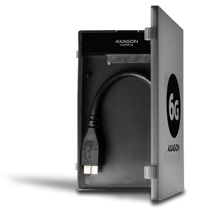 Obrzok AXAGON ADSA-1S6 USB3.0 - SATA 6G UASP HDD extern adaptr vrtanie pouzdra - ADSA-1S6