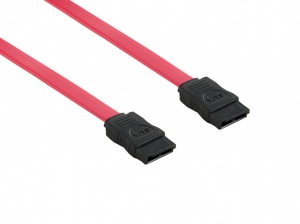 Obrzok tovaru 4World Kabel SATA M / M 7pin 100cm Red - 06123
