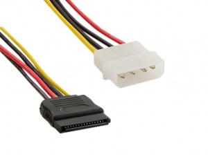 Obrzok tovaru 4World Napjec kabel Molex M-SATA F 15cm - 06857