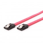 Obrázok produktu Gembird SATA III dátový kábel 50cm,  kovové spony,  červený