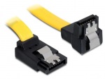 Obrzok produktu Delock Cable SATA 6 Gb / s up / down metal 30 cm yellow