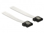 Obrzok produktu Delock Cable SATA FLEXI 6 Gb / s 30 cm white metal