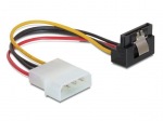 Obrzok produktu Delock napjac kbel SATA HDD s kovovm kliprom MOLEX (M)->SATA (F),  15cm