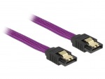 Obrzok produktu Delock SATA cable 6 Gb / s 100 cm straight  /  straight metal purple Premium