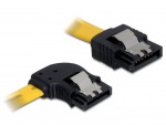 Obrzok produktu Delock Cable SATA 30cm left / straight metal yellow