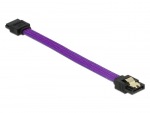 Obrzok produktu Delock SATA cable 6 Gb / s 10 cm straight  /  straight metal purple Premium