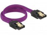 Obrzok produktu Delock SATA cable 6 Gb / s 30 cm straight  /  straight metal purple Premium