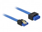 Obrzok produktu Delock Extension cable SATA 6 Gb / s receptacle straight > SATA straight 10cm blue