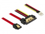 Obrzok produktu Delock Cable SATA 6 Gb / s 7pin receptacle+Floppy 4pin power male>SATA 22pin 30cm