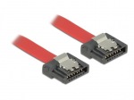 Obrzok produktu Delock Cable SATA FLEXI 6 Gb / s 20 cm red metal