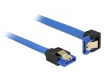 Obrzok produktu Delock Cable SATA 6 Gb / s receptacle straight>receptacle downwards angled 10cm