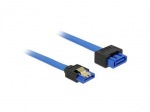 Obrzok produktu Delock Extension cable SATA 6 Gb / s male > SATA female 100 cm blue latchtype