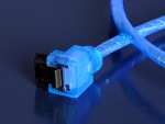 Obrzok produktu AKASA - blue UV 6Gb / s SATA3 kabel - 50 cm
