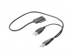 Obrzok produktu Kabel CABLEXPERT adaptr USB na Slim SATA SSD,  DVD