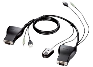 Obrzok D-Link 2-Port USB KVM Switch with Audio Support - DKVM-222