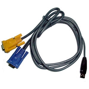 Obrzok Micronet 3-in-1 USB KVM Cable C200L-3  - C200L-3