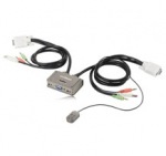 Obrzok produktu Edimax KVM USB Audio prepna,  2 porty,  USB,  integrovan kble