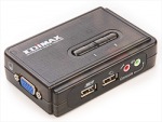 Obrzok produktu Edimax KVM prepna,  2 porty, USB,  desktop + 2 x KVM kabel